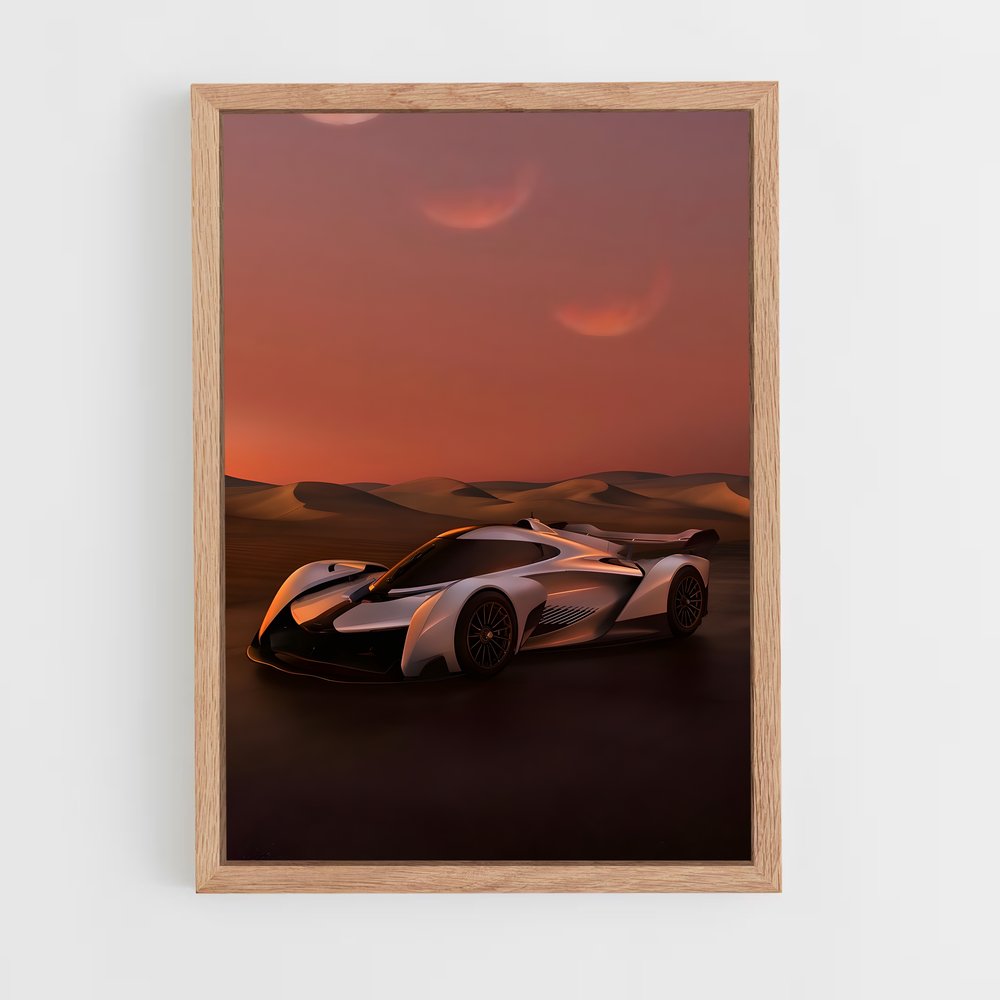 Poster Désert Infini – affiche Mclaren (vue 4)